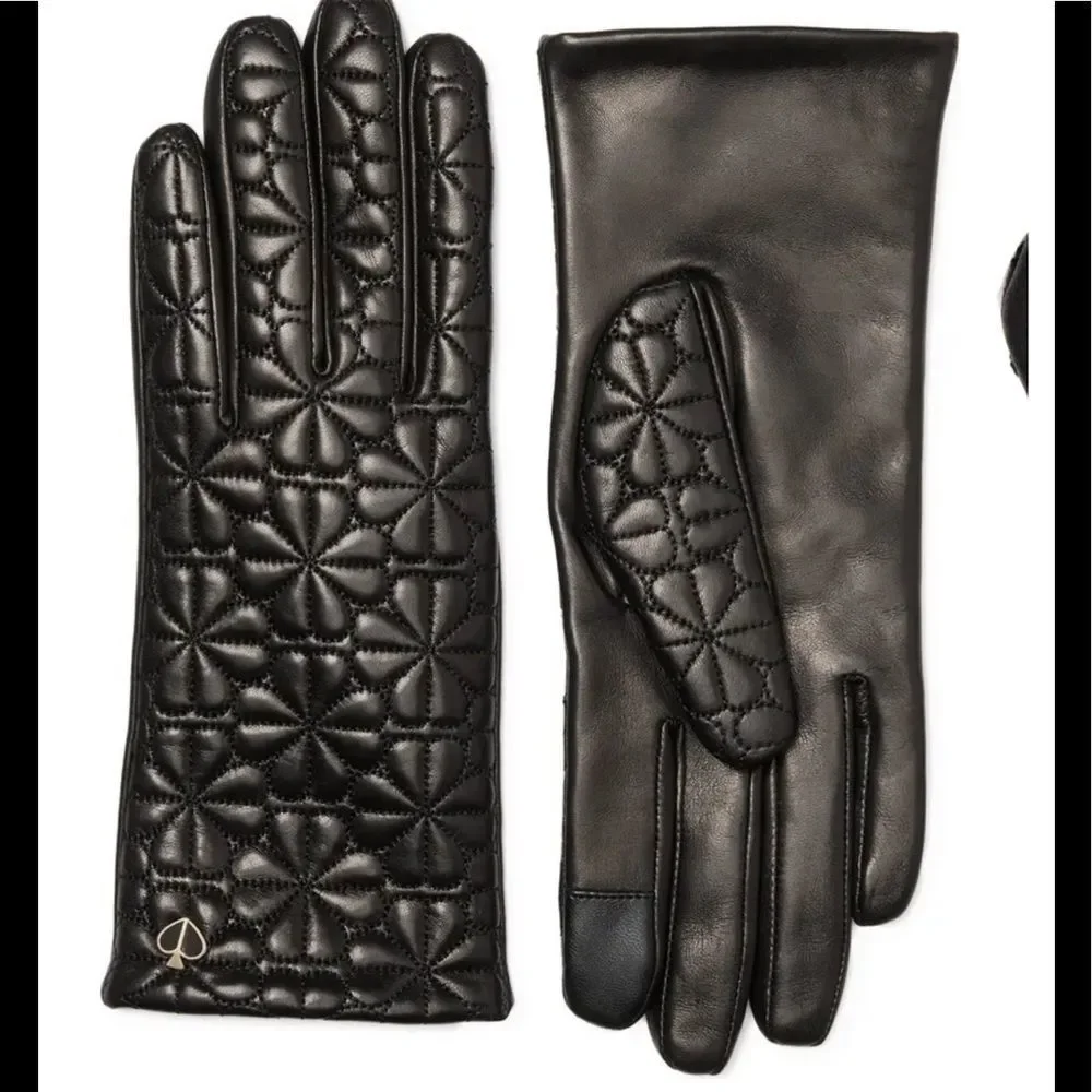 Kate Spade leather gloves